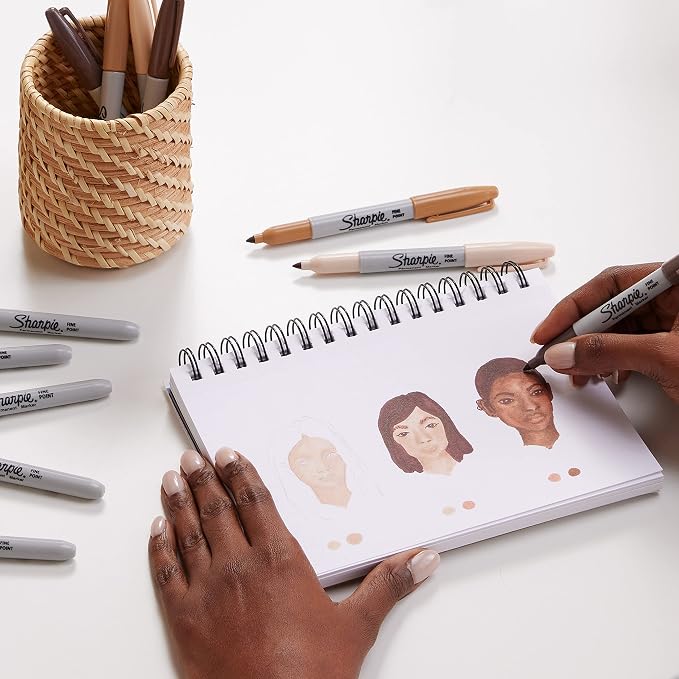 Sharpie Permanent Markers, Special Edition Portrait Colors, Fine Point - Image 5