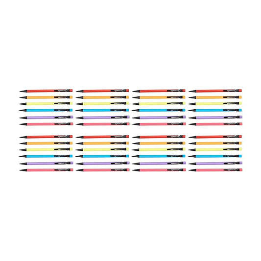 Amazon Basics Mechanical Pencils 0.7mm For Writing, Drawing, Bulk Office and School Supplies, Multicolor, 48-Pack-DeskLoop Office