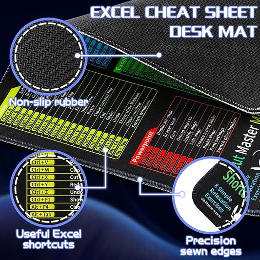 Excel Cheat Sheet Desk Pad - Image 2