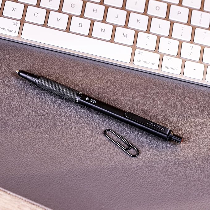 Zebra Pen Premium Writing Gift Set 3-Pack, Black Ink, Medium/Fine Point, Includes G-750 Gel Pen, F-701 Ballpoint Pen, and M-701 Mechanical Pencil, Metal Barrels, Refillable (10513)-DeskLoop Office