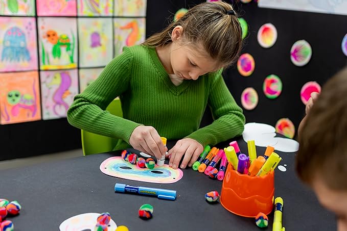 Prang Washable Glue Stick, Blue.28 Oz, 1 Count-DeskLoop Office