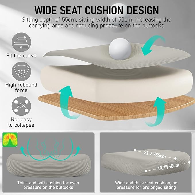 High Back Ergonomic Office Chair, Breathable Mesh Desk Chair with Lumbar Support, Adjustable Headrest, Flip-up Armrests, Computer Gaming Chair-DeskLoop Office