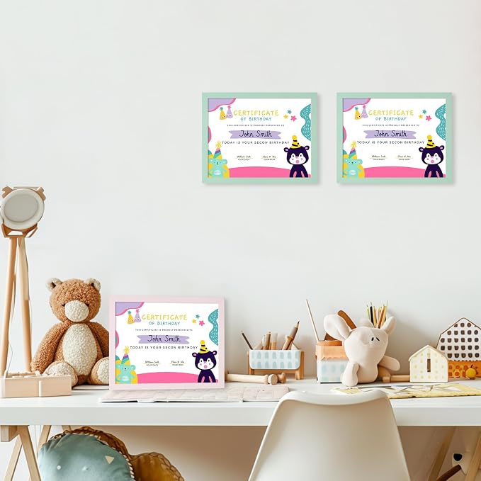 ELSKER&HOME 8.5x11 Picture Frame-Certificate Frame in Pink | Document Frame - Image 6
