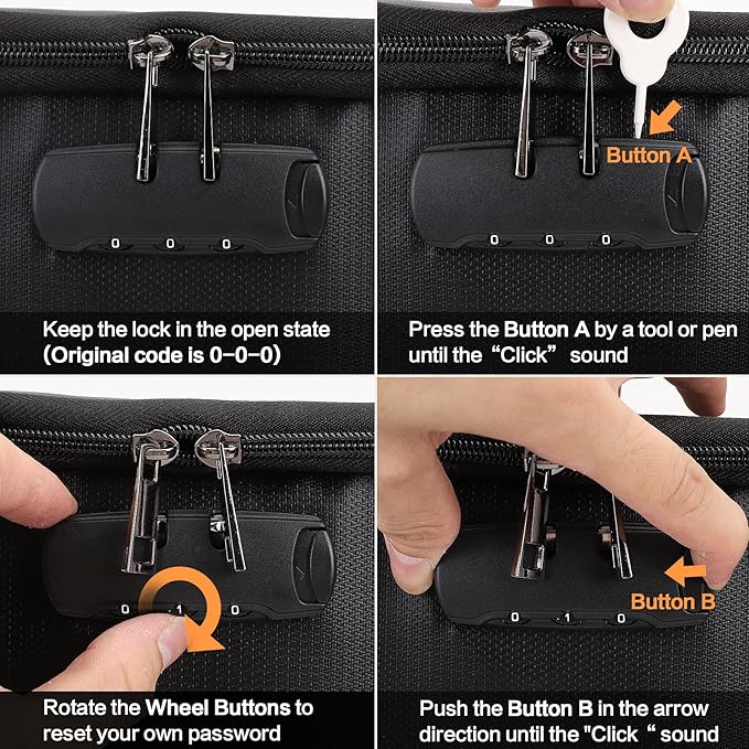 TOMKID Fireproof File Cabinet with Lock, Fireproof Document Organizer Collapsible File Box Filing Cabinet with Handle for Letter Legal Folder Certifications-DeskLoop Office