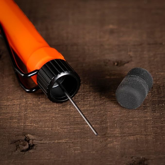 Rite in the Rain Weatherproof Mechanical Twist Pencil, Orange Barrel, 0.9mm Black Lead, 3 Pack (No. OR9-3)-DeskLoop Office