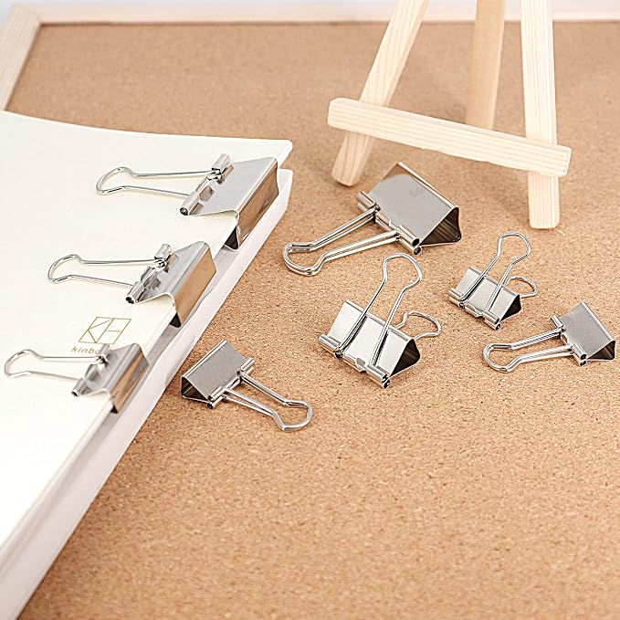 Silver Binder Clips Paper Clamps - Image 5