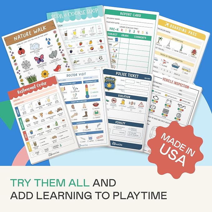 Tiny Expressions Pretend Play Notepads - Image 7