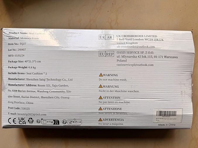 BEAUTRIP Seat Cushion Charcoal Memory Foam Cushion for Office Desk Chair, Car Driving Seat - Sciatica, Tailbone & Back Pain Relief Donut Butt Pillow - Seat Pad for Elderly, Drivers, Office Workers-DeskLoop Office