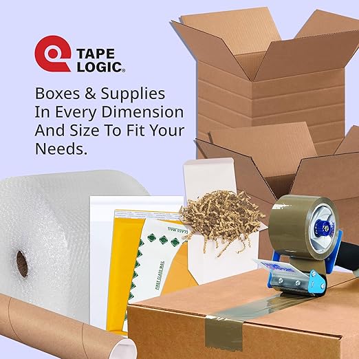 Tape Logic 3" x 55 yds Acrylic Packing Tape 3.5 Mil, Clear (24-Pack) Heavy Duty Packing Tape Rolls for Sealing Boxes at Home, Warehouse, & Office, Supplies for Packaging, Shipping, Moving