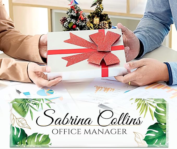 Custom Name Plate for Desk, Desk Name Plate Personalized, Office Decor for - Image 8