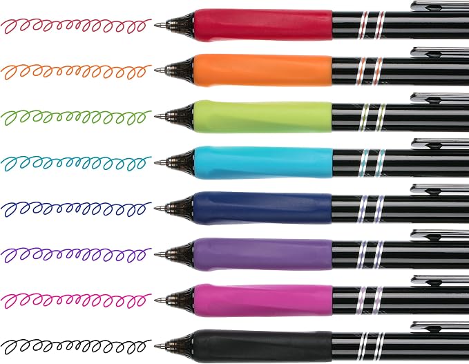 Mr. Pen- Retractable Gel Pens, 8 Pack, 0.7mm Fine Point Colorful Ink | Fast-Dry - Image 8