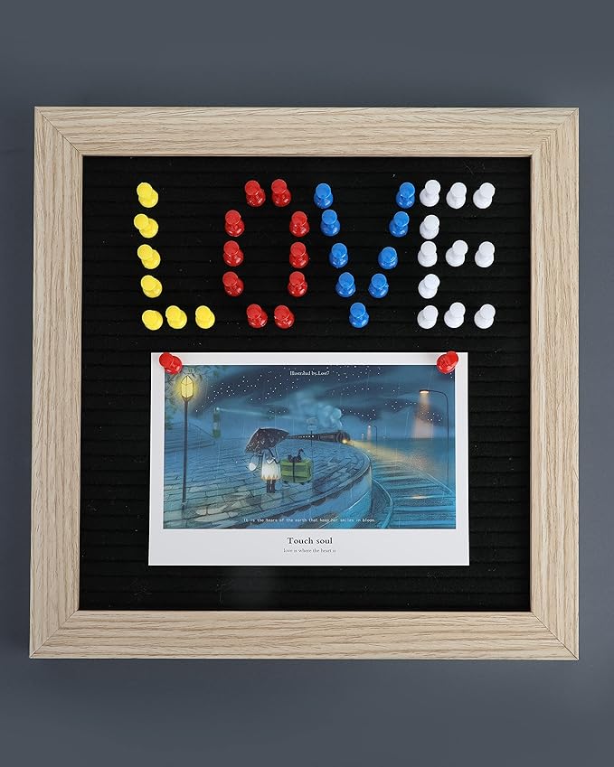 PAPERPAL 280 Assorted Color Push Pins for Cork Board, Colorful Thumb Tacks for Wall Hangings, Pushpins for Office School & Personal Use, Standard Size Push Pin Tacks-DeskLoop Office