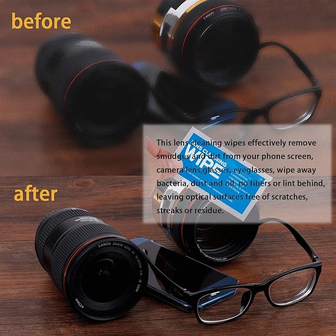 Monitor Wipes - Pre-Moistened Electronic Wipes, Surface Cleaning for Computers, Cell Phones, Sunglasses, LCD Screens, Monitor - Quick Drying, Streak-Free, Ammonia-Free - Screen Wipes-DeskLoop Office