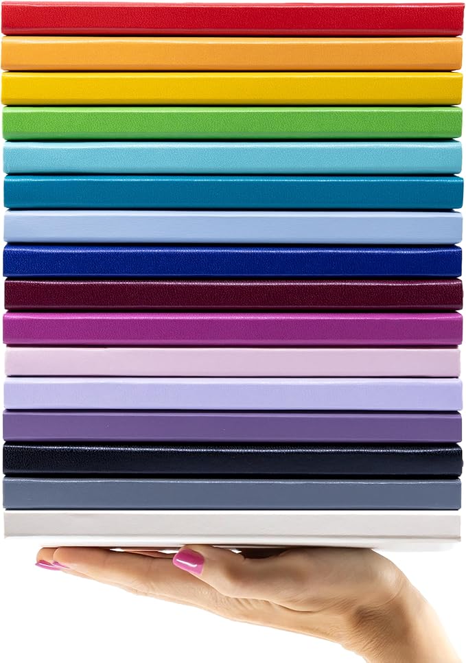 PAPERAGE Blank Journal Notebook, (Blush), 160 Pages, Medium 5.6 in x 8 in - 100 GSM Thick Paper – Hardcover Journaling Notebook for Work, School, Note Taking or Sketching-DeskLoop Office
