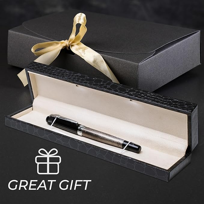S&R Somit Fountain Pen, Premium Nib,Fancy Pen Executive, Journaling, Calligraphy, Best Writing Pen Gift for Men & Women, Illuminating Gift Box-DeskLoop Office