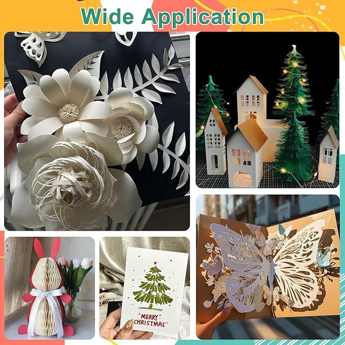 OcePor 50 Sheets Cream Cardstock Paper, Colored Printer Paper 8.5 x 11, Card Stock Thick Construction for Craft,Scrapbook,Office Printing, Invitations, Certificates,92 lb/250gsm-DeskLoop Office