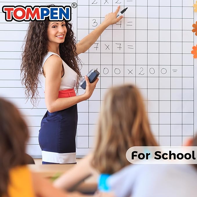 Dry Erase Markers Black,160 Bulk Pack Chisel Tip,Low Odor Quick-Drying Whiteboard Markers for Office Home School Writing Planning-DeskLoop Office