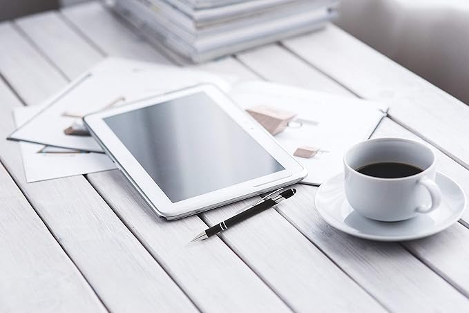 Up to 500 Pcs Custom Pens Bulk | Rainbow of Colors | Soft-Touch Metal Black Ink Personalized with Name or Message (Purple, 1000 pcs)-DeskLoop Office