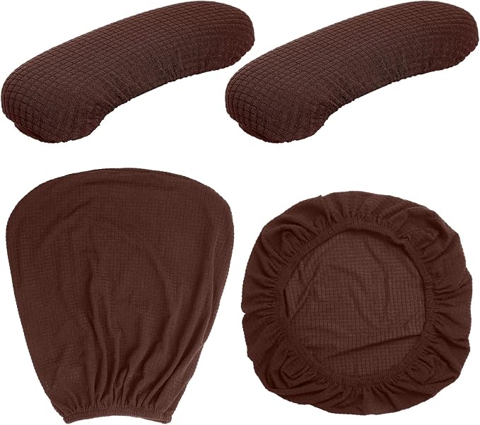 Tallew 4 Pcs Office Chair Covers Set Computer Universal Protective Stretchable - Image 7