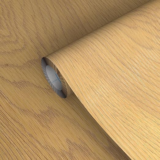 GSCIT Club Oak Wallpaper, 15.7 inch X 15ft Self Adhesive Wood Grain Repair Tape Patch for Tables, Chairs, Baseboards, Doors, Windows, Floors, Handicraft DIY.-DeskLoop Office