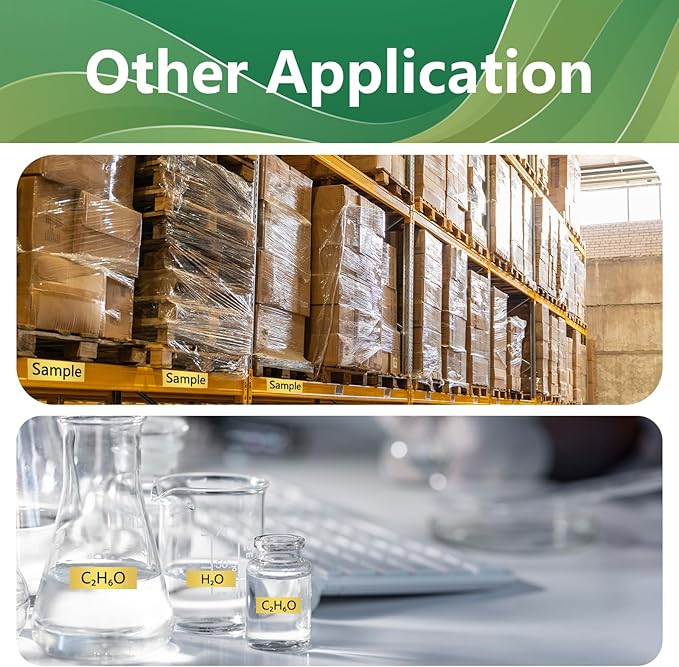 3-Pack TZe TZ Tape Compatible with Brother P Touch Label Maker Tape TZe-841 TZ-841 TZe841 TZ841 Label Tape 18mm 0.7 Laminated Black on Gold for PT D400 D450 D600 D610 P710BT-DeskLoop Office