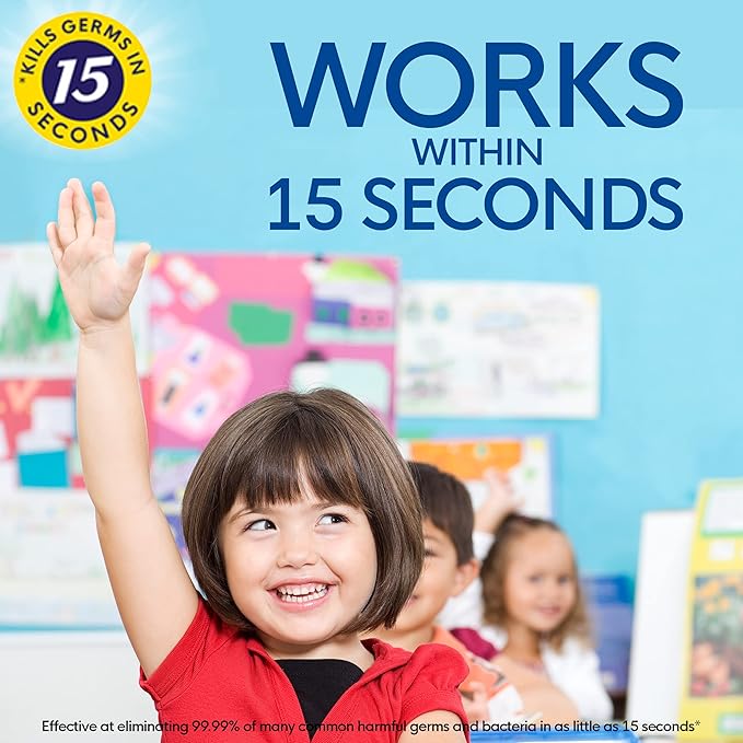 Germ-X Advanced Hand Sanitizer, Non-Drying Moisturizing Clear Gel, Instant and No Rinse Formula, Back to School Supplies College, Pump Bottle, 8 Fl Oz (Pack of 6)-DeskLoop Office