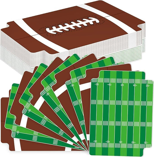 50pcs Football Card Dividers Plastic Index Card Storage Dividers with Tabs Card Separators for Sports Game Football Card Collection-DeskLoop Office