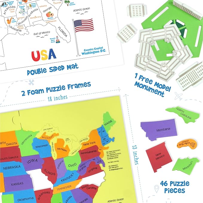 Imagimake Mapology United States Puzzle | Educational Toys - Image 6