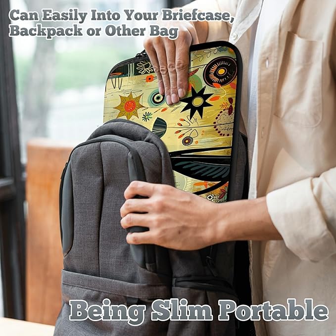 Laptop Sleeve Case Bag 15 inch, Graffiti Cat Slim Carrying Case Durable Handbag Travel Laptop Bag for 15 inch MacBook Air M3/M2/15 Pro/Surface Laptop 7/6/5/4/3/ Dell XPS 15 Plus