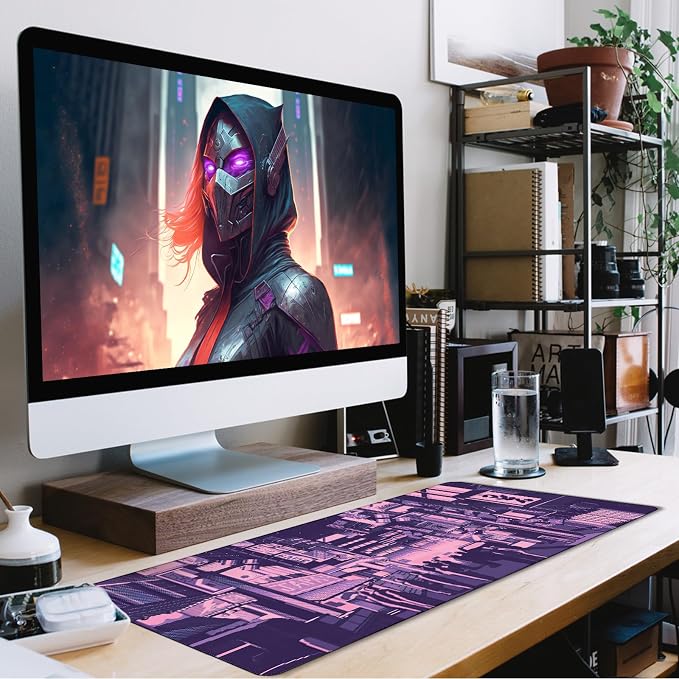 Large Mouse Pad, Office Desk Pad Gaming, Durable Waterproof Non-Slip Base Long - Image 7