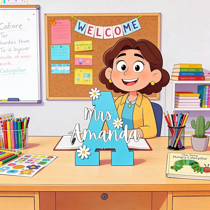 Customizable Teacher Name Plate - Image 8