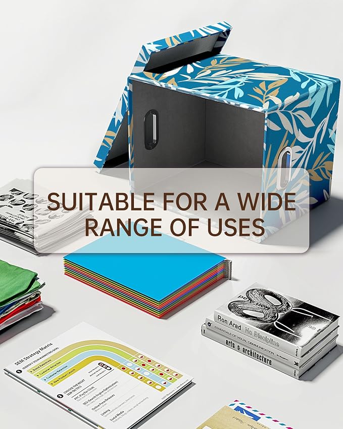 Oterri 2 Pack File Storage Organizer, Document Organizer, Portable File Box - Image 7
