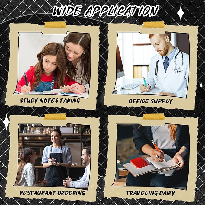 120 Pack Ballpoint Pens Bulk Retractable Gel Ink Pens Back to School Supplies 0.7mm Medium Point Black Ink Smooth Writing for School Office Journal Teacher Student Gifts(Colorful)-DeskLoop Office