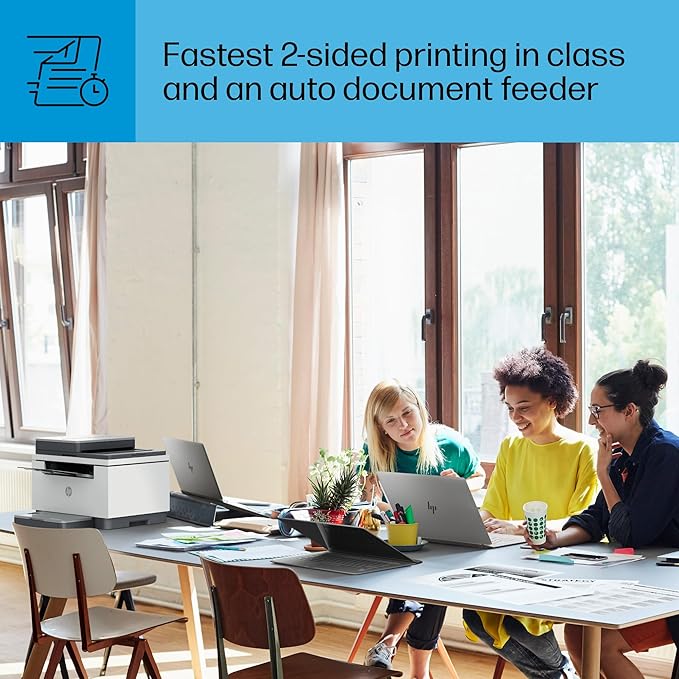 HP Laserjet MFP M235sdw All-in-One Laser Wireless Printer, Scan/Copy, Black & White, Duplex, Best for Office-DeskLoop Office