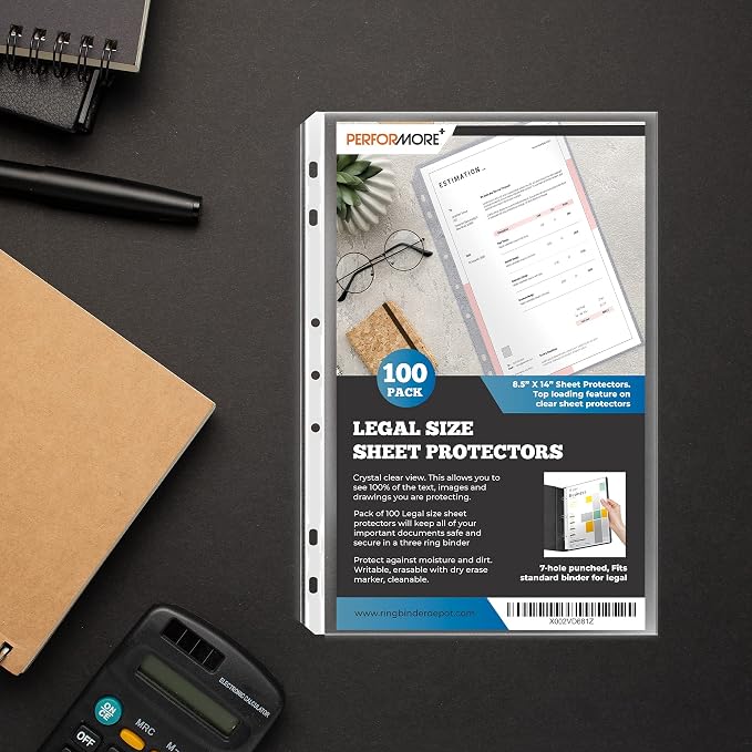 Legal Size Sheet Protectors 8.5x14 - Image 5
