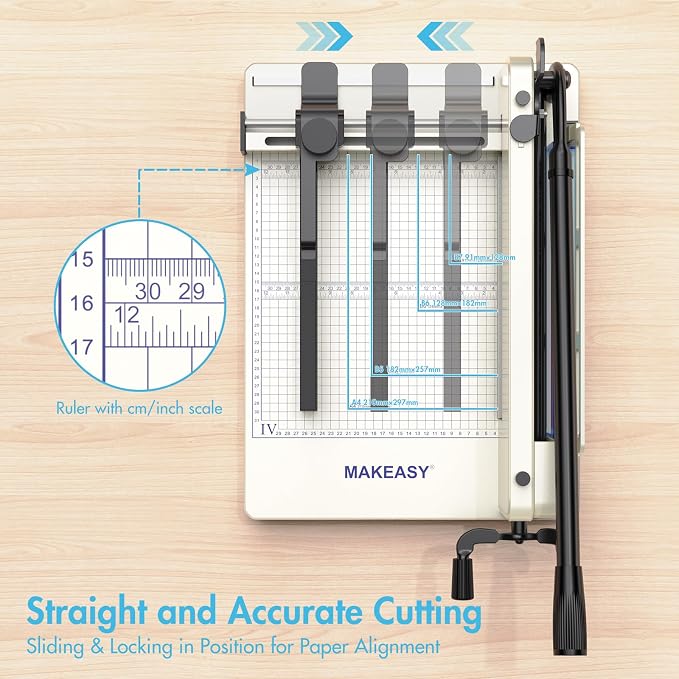 Paper Cutter 12 Inch, Heavy Duty Paper Cutter - Image 7
