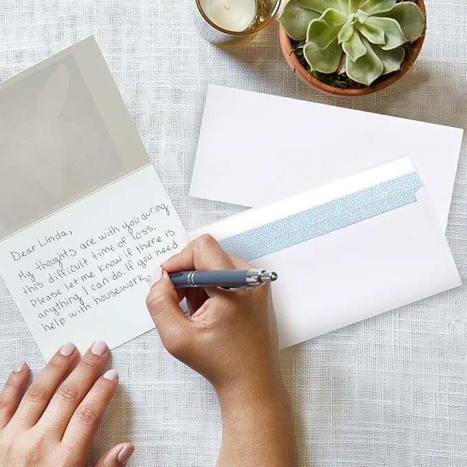 Joyberg 72 Packs #10 Envelopes, Business Envelopes, Envelopes Self Seal, Security Envelopes, Peel and Seal Closure, Size 4-1/8 X 9-1/2 Inches, White, 26LB-DeskLoop Office