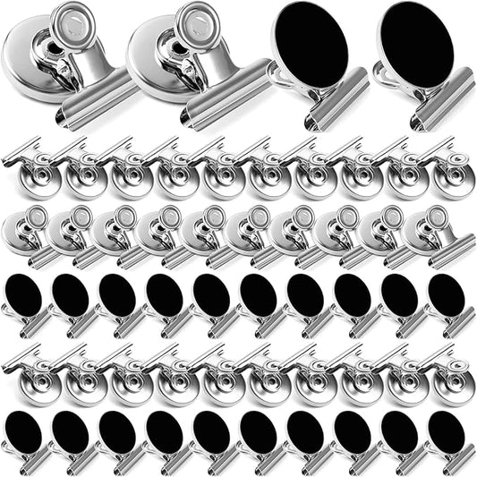 VNDUEEY 50Pack Fridge Magnets Refrigerator Magnets, Magnetic Clips Whiteborad Magnets Strong Magnet Clips - Perfect Office Magnet-DeskLoop Office