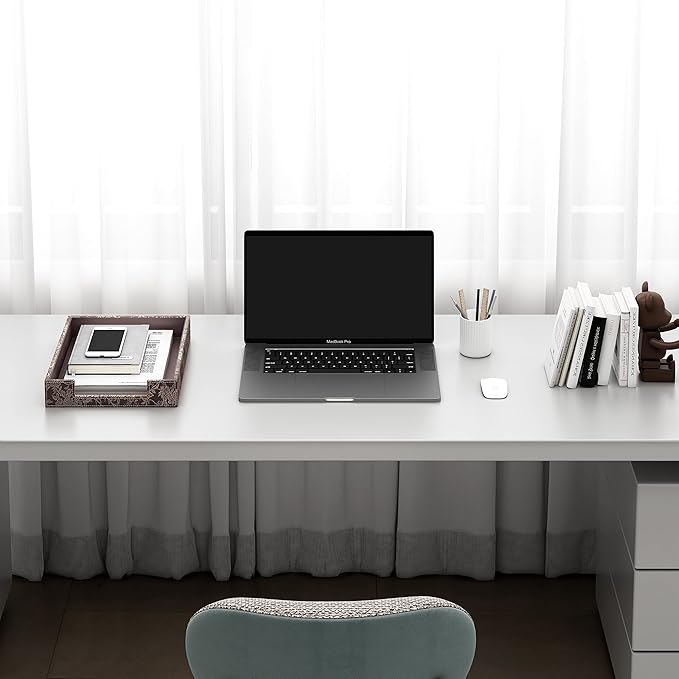 Leather Letter Tray, THIPOTEN Elegant Desk Organizer for Office Supplies, Mail, Paper, File, Magazine, Perfect Office Organization for Desktop(Retro)-DeskLoop Office