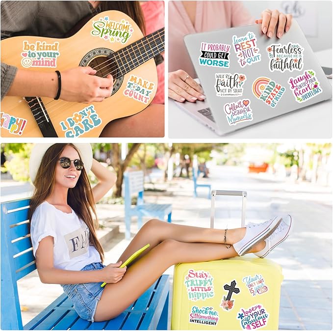 TECKWRAP Printable Vinyl Sticker Paper for Inkjet Printer, Matte Inkjet Printable Vinyl, 8.26" x 11.69" A4 56 Sheets/Pack Photo Paper for Craft Scrap-Booking, Stickers, Labels-DeskLoop Office