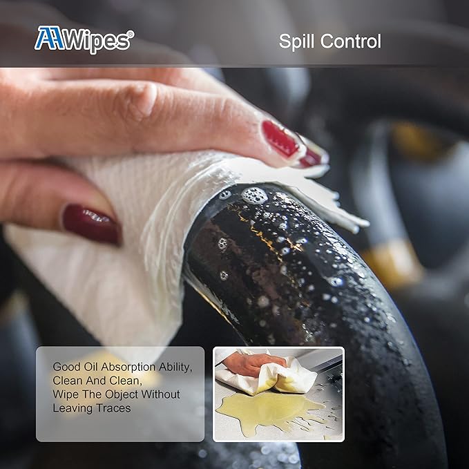 AAwipes Cleanroom Wipes 6" x 6" (Bag of 300 Pcs, Grade A, 68 GSM) Lint Free Wipes Cellulose/Polyester Wipers for Lab, Electronics, Pharmaceutics, Electronics, Printing, Semiconductor etc. (NW06806)-DeskLoop Office