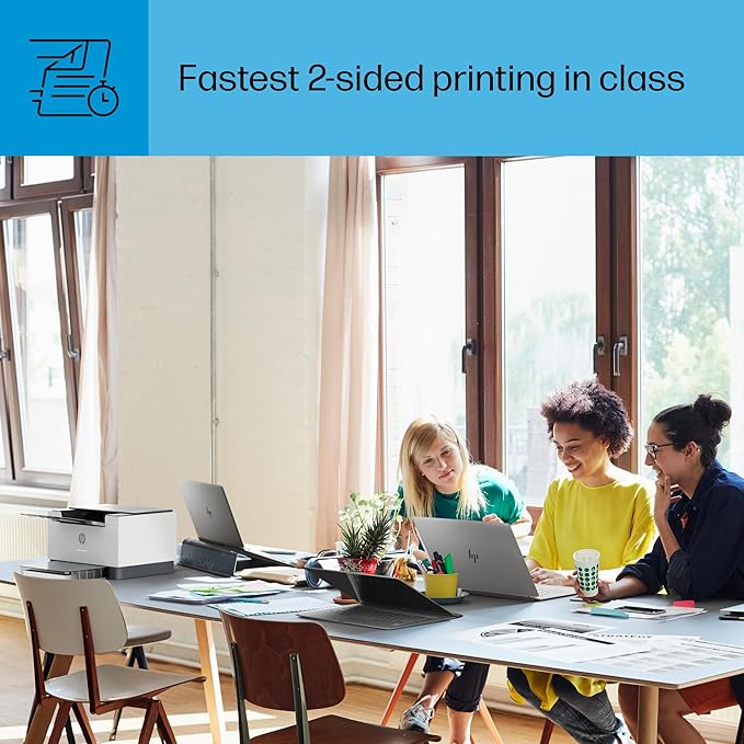 HP Laserjet M207dw Laser Wireless Printer, Black and White, Duplex, Best for Office-DeskLoop Office