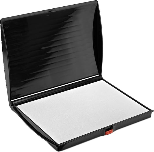 Large Premium Dry (No Ink) Stamp Pad - 5" by 7" - Quality Felt Pad-DeskLoop Office
