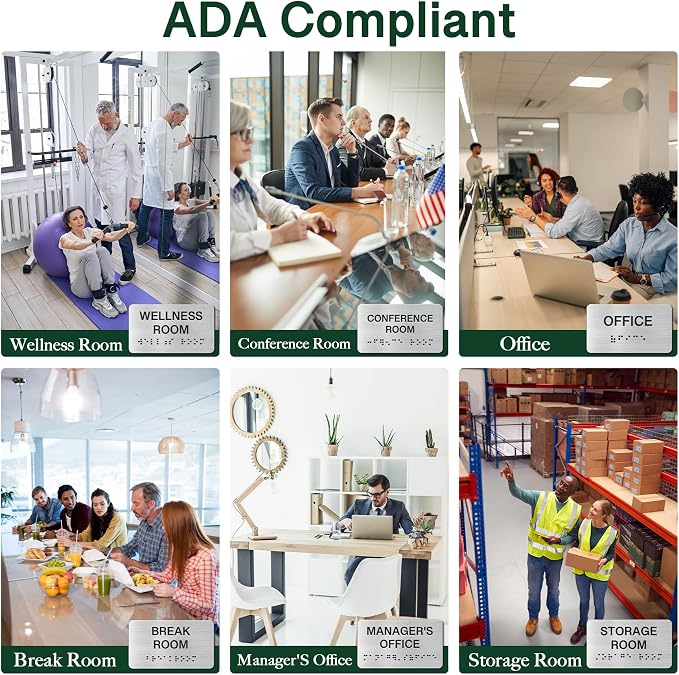 Conference Room Signs for Business and Office Sign, ADA Signs - Image 7
