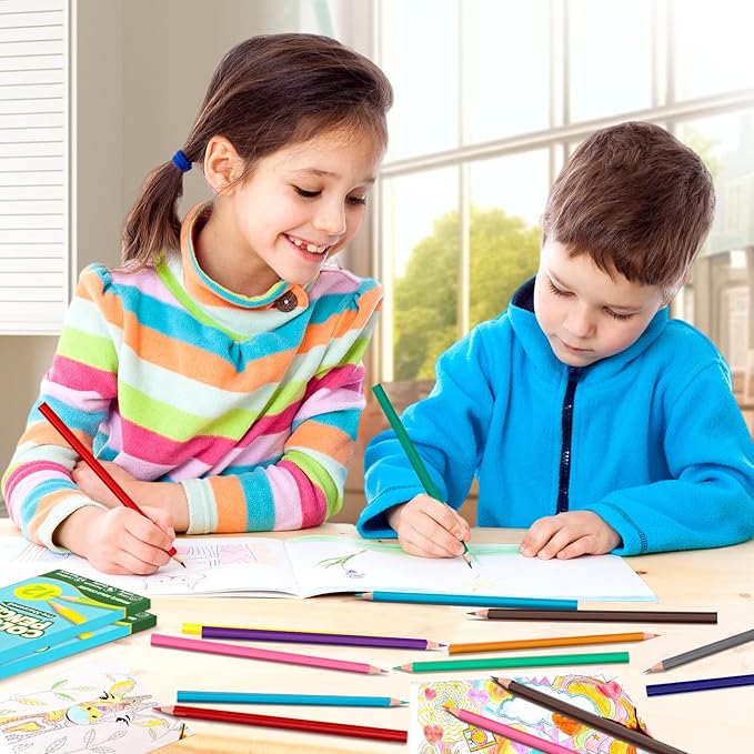 900 Count Colored Pencils Bulk, 12 Assorted Colors, 75 Packs Pre-sharpened Coloring Pencils Set for Kids and Adult, Teachers Essential Classroom Prizes, Back to School Supplies-DeskLoop Office