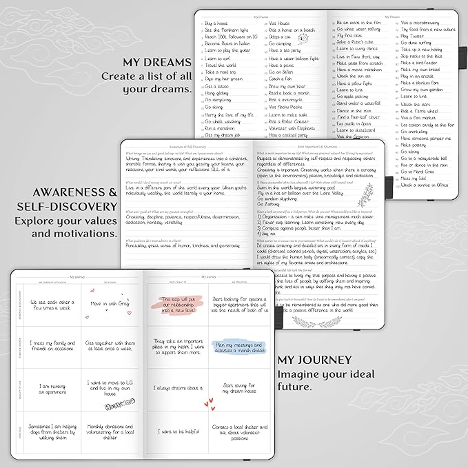 Legend Planner PRO – Deluxe Weekly & Monthly Life Planner to Increase Productivity and Hit Your Goals. Time Management Organizer Notebook – Undated – 7 x 10" Hardcover + Stickers – Black-DeskLoop Office