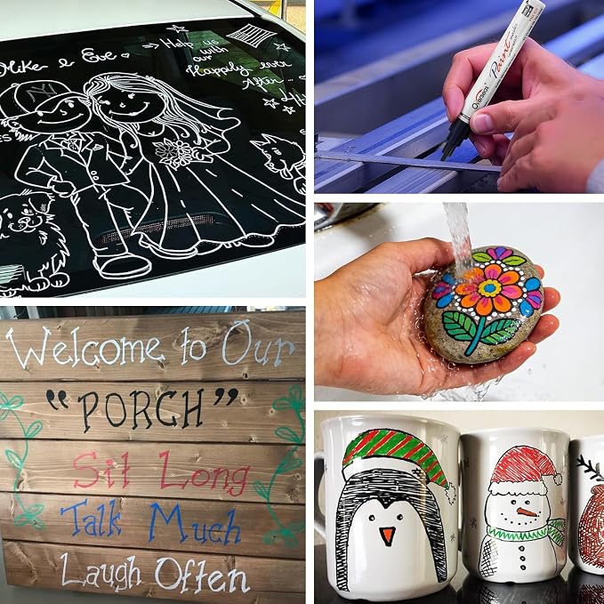 Overseas Oil-Based Fine Tip Paint Marker Pen - Image 8