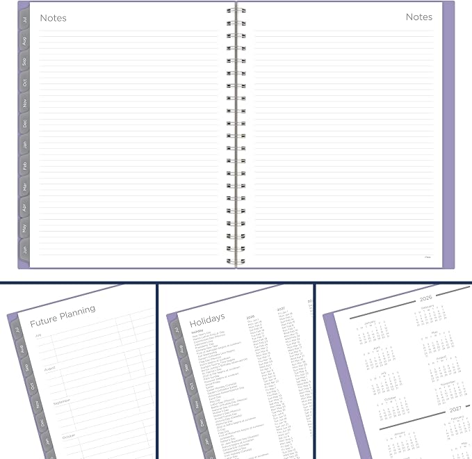 Mead Planner 2026-2027 Weekly & Monthly Academic 15-Month April-June, 8.5" x 11" - Image 8