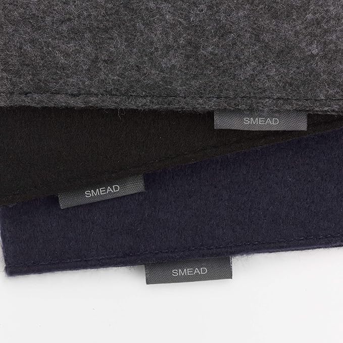 Smead Soft Touch Cloth Expanding File, 2" Expansion, Magnetic Closure, Tabloid Size, Dark Blue (70925)-DeskLoop Office