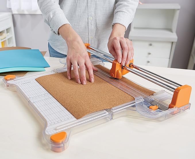Fiskars ProCision Rotary Bypass Trimmer, 12-Inch, orange-DeskLoop Office